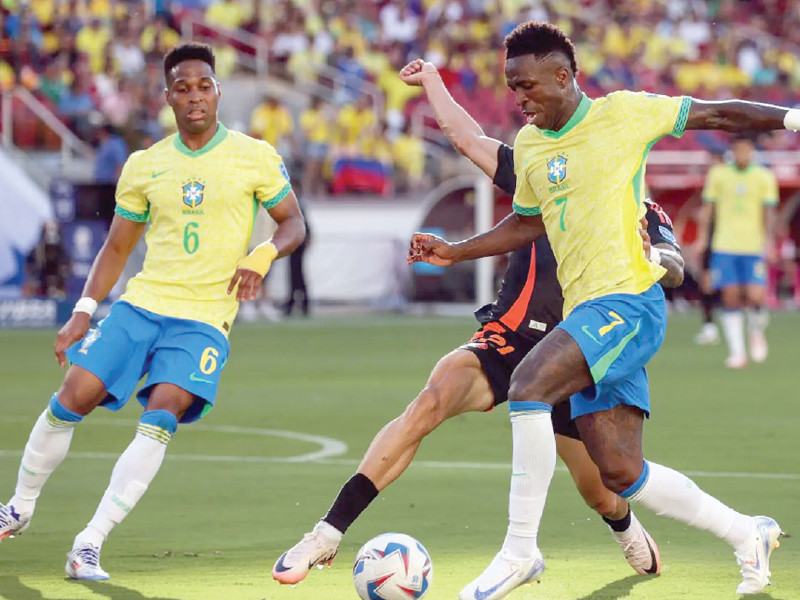 colombia came from behind to grab a 1 1 draw with brazil on tuesday photo afp