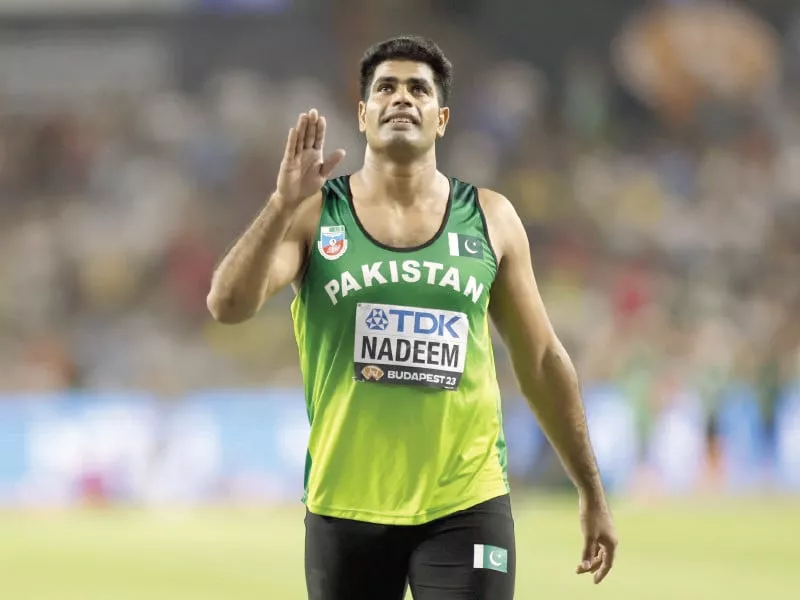 arshad nadeem is set to make history at diamond legaue photo file arshad nadeem is set to make history at diamond legaue photo file