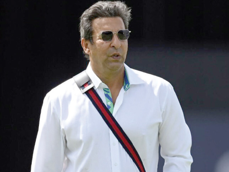 wasim akram has repeatedly expressed his keenness to serve pak cricket but is not available when he is needed the most photo afp