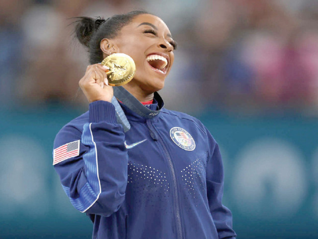 us gymnastics legend simone biles makes history again photo afp us gymnastics legend simone biles makes history again photo afp