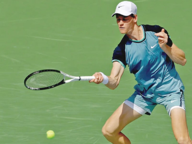 top ranked jannik sinner of italy staged a fightback to beat andrey rublev and reach the semi finals of the atp cincinnati open photo afp top ranked jannik sinner of italy staged a fightback to beat andrey rublev and reach the semi finals of the atp cincinnati open photo afp