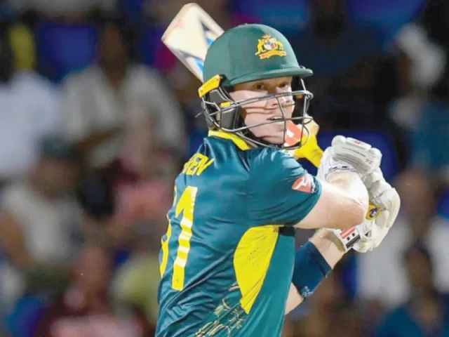 australia all rounder mitchell owen was in action during the west indies series photo afp australia all rounder mitchell owen was in action during the west indies series photo afp