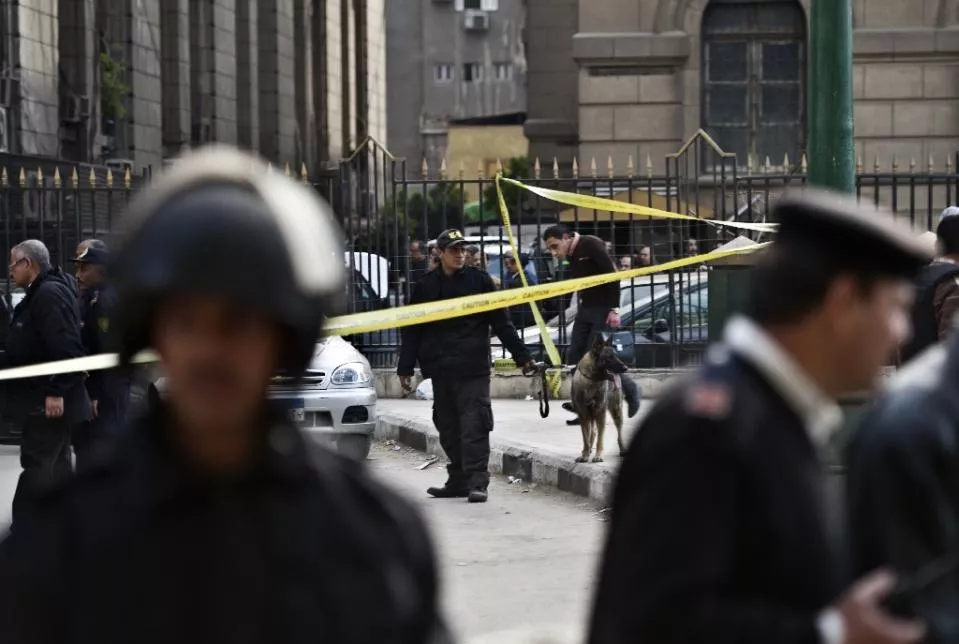 egyptian police investigate the site of an explosion outside the supreme court in cairo on march 2 2015 photo afp egyptian police investigate the site of an explosion outside the supreme court in cairo on march 2 2015 photo afp