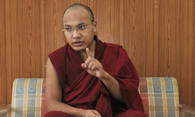 trinley denies charges though in a raid in 2011 over 100 000 worth of chinese yuan was recovered from the monastery photo afp