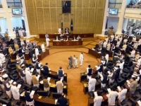 speaker halts budget session over absences
