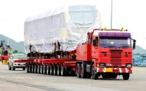 hijacked trailer carrying rs80m cloth recovered in sukkur hijacked trailer carrying rs80m cloth recovered in sukkur