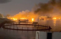 smoke rises from a port near strait of hormuz following a us strike in kuhestak hormozgan province iran photo reuters