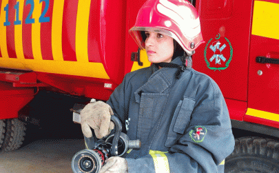 pakistan s first female firefighter inspires legions