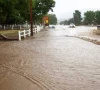 traffic chaos as rain floods roads