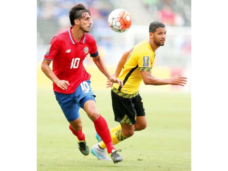 mcanuff slotted home past alvardo in the 48th minute to earn jamaica an unexpected point against costa rica who are concacaf s top team in the fifa world rankings at 14 photo afp