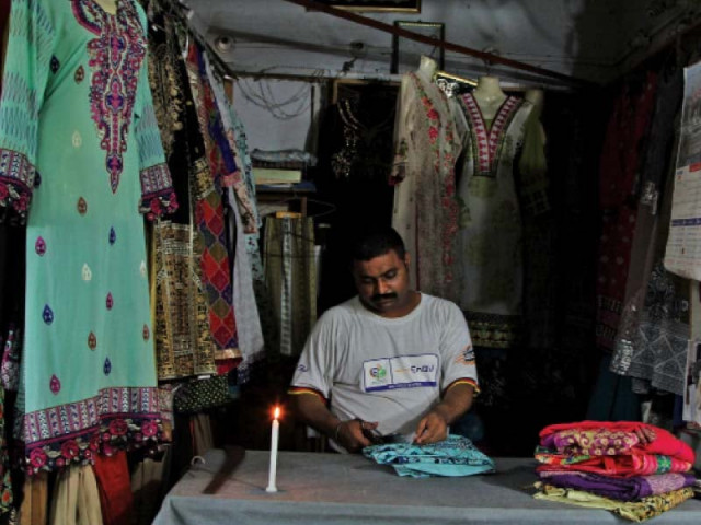 unannounced load shedding has taken a toll on small businesses the situation is even worse for tailors who must complete stitching the clothes for their clients before eid photo aysha saleem express unannounced load shedding has taken a toll on small businesses the situation is even worse for tailors who must complete stitching the clothes for their clients before eid photo aysha saleem express