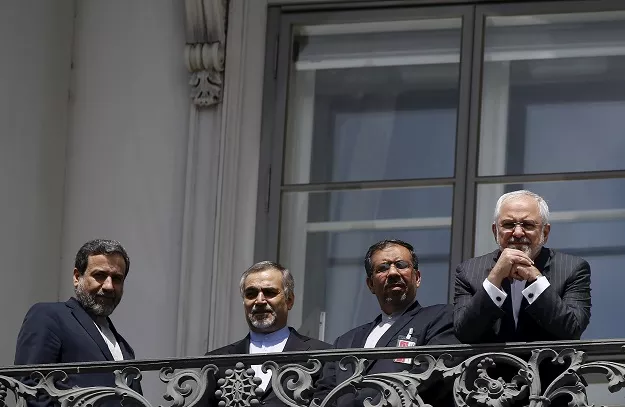 iranian foreign minister mohammad javad zarif r stands at a balcony of the palais coburg hotel where the iran nuclear talks are being held in vienna austria july 10 2015 photo reuters iranian foreign minister mohammad javad zarif r stands at a balcony of the palais coburg hotel where the iran nuclear talks are being held in vienna austria july 10 2015 photo reuters