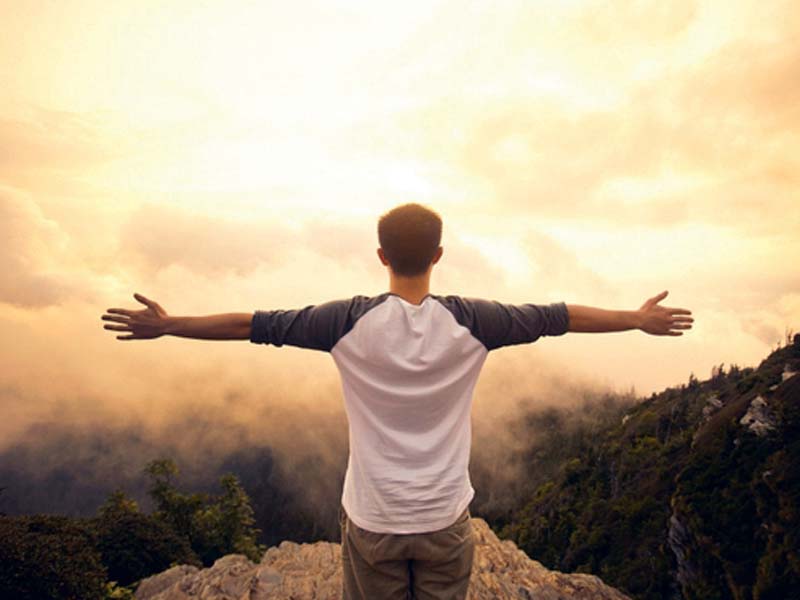 natural environments promote physical mental and spiritual healing photo file