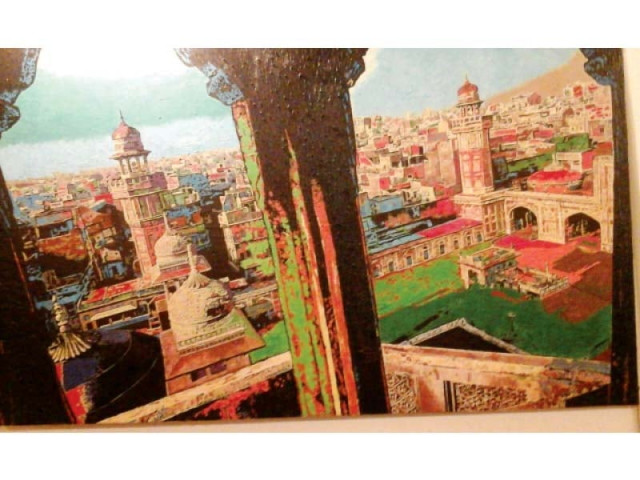 three artists displayed their works on the heritage of pakistan at majmua art gallery while shiraz ashraf depicted the mughal era in his works naushad alam focused more on the architecture of more modern times photos courtesy majmua art gallery three artists displayed their works on the heritage of pakistan at majmua art gallery while shiraz ashraf depicted the mughal era in his works naushad alam focused more on the architecture of more modern times photos courtesy majmua art gallery