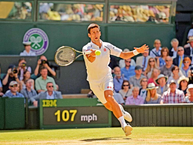 for the first time djokovic has made the wimbledon australian and french open finals in the same year photo afp for the first time djokovic has made the wimbledon australian and french open finals in the same year photo afp