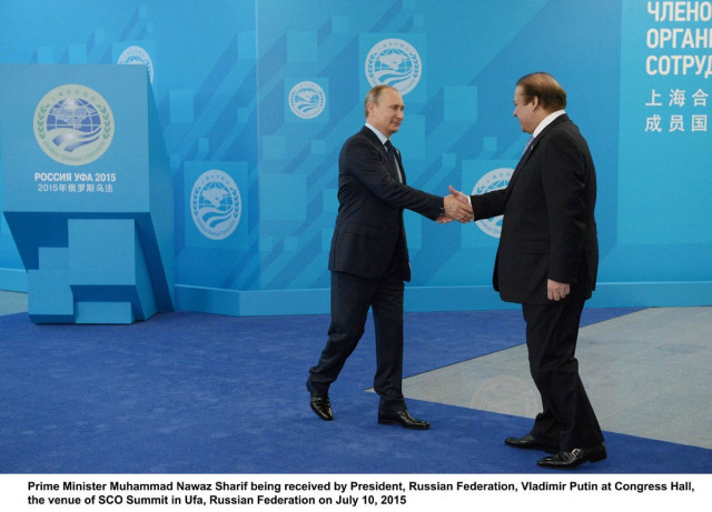 prime minister nawaz sharif meeting russian president vladmir putin at sco photo pid prime minister nawaz sharif meeting russian president vladmir putin at sco photo pid