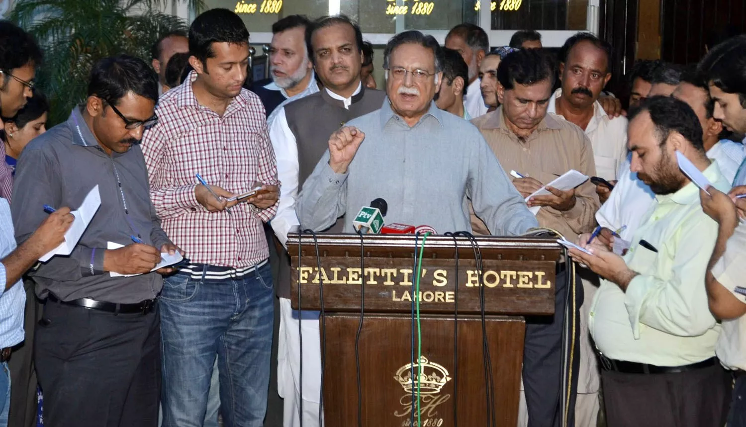 information minister pervez rashid speaks to media in lahore on july 11 2015 photo pid information minister pervez rashid speaks to media in lahore on july 11 2015 photo pid