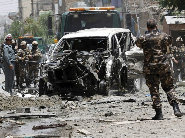 afghan security forces stand at the site of a suicide attack in kabul afghanistan july 7 2015 photo reuters file afghan security forces stand at the site of a suicide attack in kabul afghanistan july 7 2015 photo reuters file