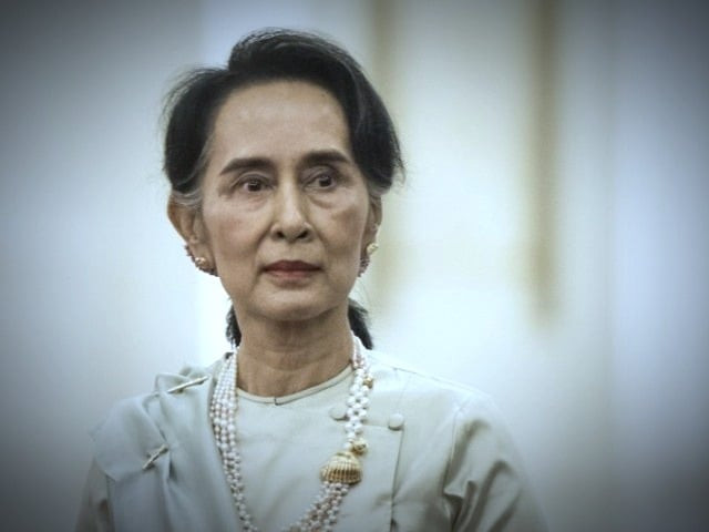 the noble peace prize winner is representing myanmar at the international court of justice photo afp