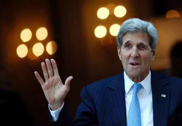 us secretary of state john kerry talks to reporters as he leaves his hotel in vienna on july 12 2015 where the iran nuclear nuclear talks are being held photo afp us secretary of state john kerry talks to reporters as he leaves his hotel in vienna on july 12 2015 where the iran nuclear nuclear talks are being held photo afp