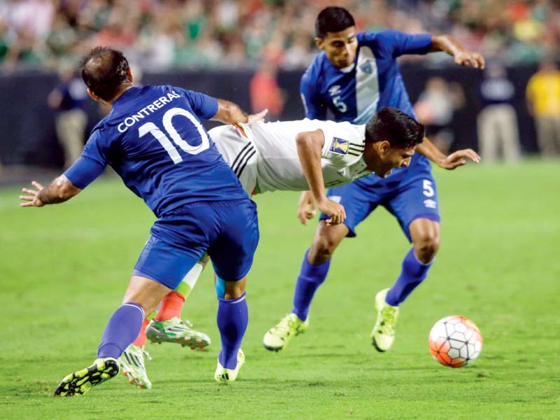 mexico dominated guatemala but could not find a way through as their keeper was in inspired form photo afp