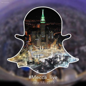 snapchat honours laylatul qadr with live video feed of makkah