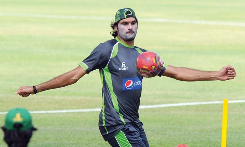 irfan failed to take a wicket in the first game and will be looking to up the ante in the next as pakistan look to take a 2 0 lead photo afp