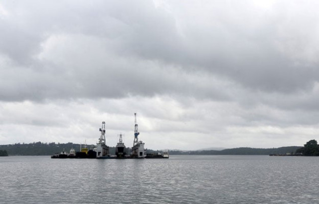 a floating dock of the indian navy is pictured at the naval base at port blair in andaman and nicobar islands india photo reuters a floating dock of the indian navy is pictured at the naval base at port blair in andaman and nicobar islands india photo reuters