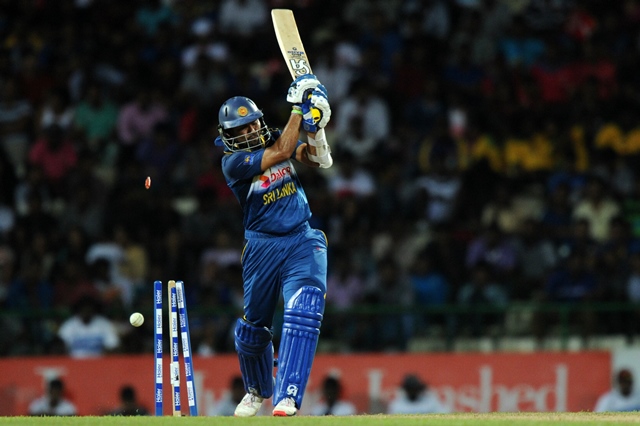 dilshan was bowled by rahat ali on 47 photo afp