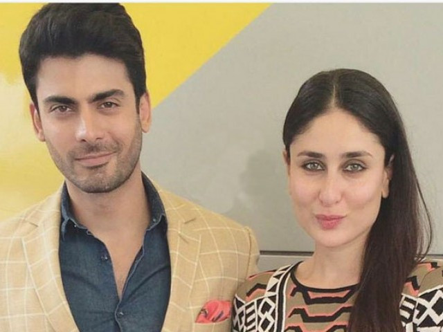 fawad and kareena were caught in one frame and their photographs created sensation on social media photo file fawad and kareena were caught in one frame and their photographs created sensation on social media photo file