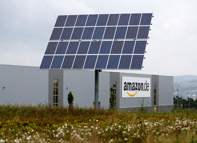 photovoltaic panels stand in front of the amazon distribution centre in bad hersfeld september 22 2014 photo reuters photovoltaic panels stand in front of the amazon distribution centre in bad hersfeld september 22 2014 photo reuters