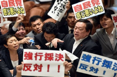 military role defence bill sparks uproar in japan parliament military role defence bill sparks uproar in japan parliament