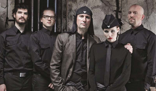 famous for performing in military uniforms at the start of their career laibach would perform in specially made costumes in korean style photo file famous for performing in military uniforms at the start of their career laibach would perform in specially made costumes in korean style photo file