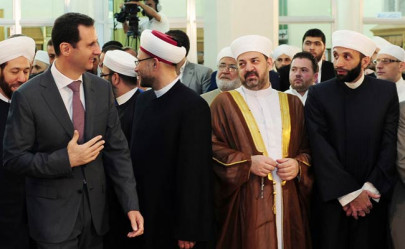 syrian president bashar al assad makes rare public appearance to mark eidul fitr syrian president bashar al assad makes rare public appearance to mark eidul fitr