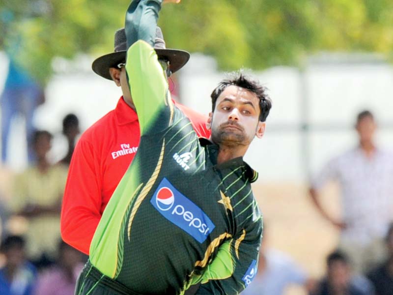 hafeez was found to exceed the allowed 15 degree elbow flexion limit and cannot bowl or have a reassessment for 12 months photo afp