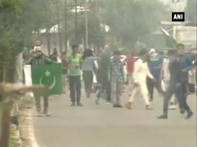accession day pakistani flags unfurled during anti india demonstrations in kashmir accession day pakistani flags unfurled during anti india demonstrations in kashmir