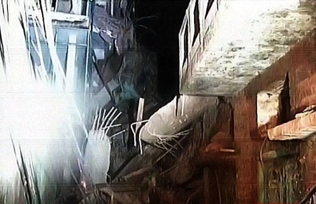 this screengrab shows the building which collapsed in shah alam market in lahore photo express this screengrab shows the building which collapsed in shah alam market in lahore photo express