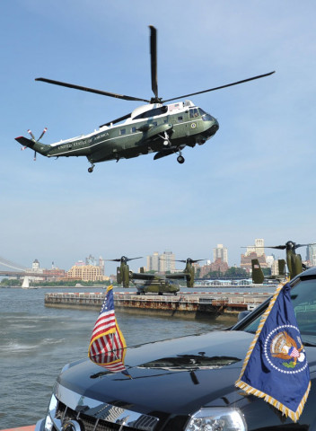 file photo shows marine one a sikorsky vh 3d sea king carrying us president barack obama lands on the south street heliport on lower manhattan in new york photo afp file photo shows marine one a sikorsky vh 3d sea king carrying us president barack obama lands on the south street heliport on lower manhattan in new york photo afp