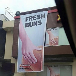hardees faces heat over fresh buns advertisement hardees faces heat over fresh buns advertisement