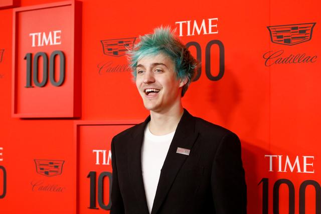 professional gamer richard tyler blevins aka ninja arrives for the time 100 gala celebrating time magazine s 100 most influential people in the world in new york us april 23 2019 photo reuters