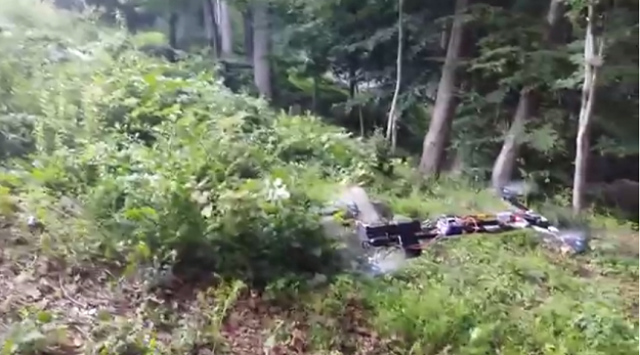 the 14 second video shows a homemade multi rotor firing a semiautomatic handgun four times at an unseen target the 14 second video shows a homemade multi rotor firing a semiautomatic handgun four times at an unseen target