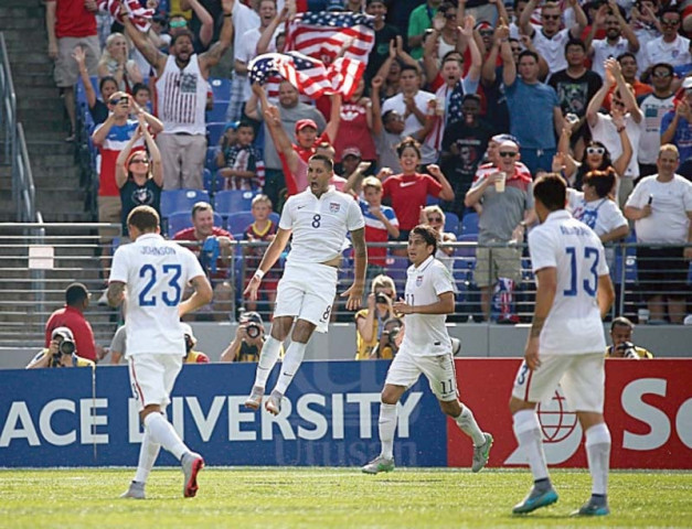 dempsey has been in incredible scoring form of late for his country and leads the goalscoring charts with six goals in four games photo afp dempsey has been in incredible scoring form of late for his country and leads the goalscoring charts with six goals in four games photo afp