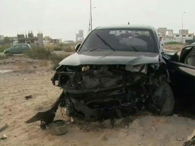 their car rammed into a double cabin van on a one way track in phase viii photo facebook their car rammed into a double cabin van on a one way track in phase viii photo facebook