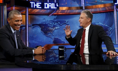 obama bids goodbye to the daily show host jon stewart amid jokes obama bids goodbye to the daily show host jon stewart amid jokes