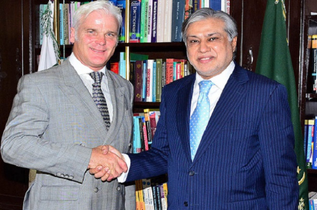 desmond swayne discusses economic assistance with ishaq dar photo app desmond swayne discusses economic assistance with ishaq dar photo app