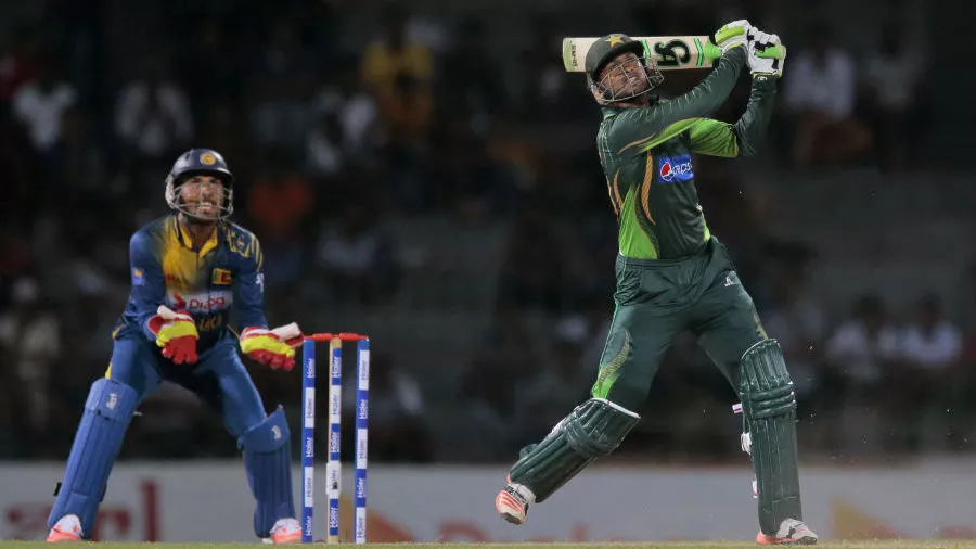 malik hits a six to end the match against sri lanka photo courtesy cric info malik hits a six to end the match against sri lanka photo courtesy cric info
