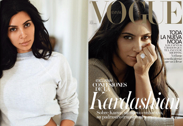 posing without make up kim graced the cover of the fashion magazine au naturel photo file posing without make up kim graced the cover of the fashion magazine au naturel photo file