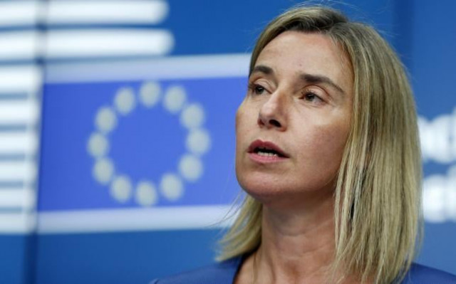 european union foreign policy chief federica mogherini addresses a news conference during a european union foreign ministers meeting in brussels belgium july 20 2015 photo reuters francois lenoir european union foreign policy chief federica mogherini addresses a news conference during a european union foreign ministers meeting in brussels belgium july 20 2015 photo reuters francois lenoir