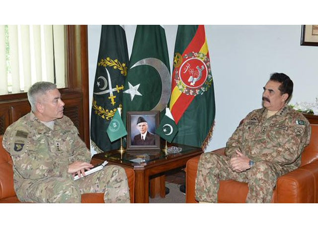 army chief general raheel sharif meets commander resolute support mission amp us forces in afghanistan general john campbell at the ghq in islamabad on july 23 2015 photo ispr army chief general raheel sharif meets commander resolute support mission amp us forces in afghanistan general john campbell at the ghq in islamabad on july 23 2015 photo ispr