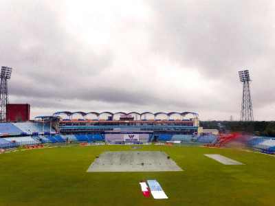 rained in bangladesh south africa test succumbs to downpour